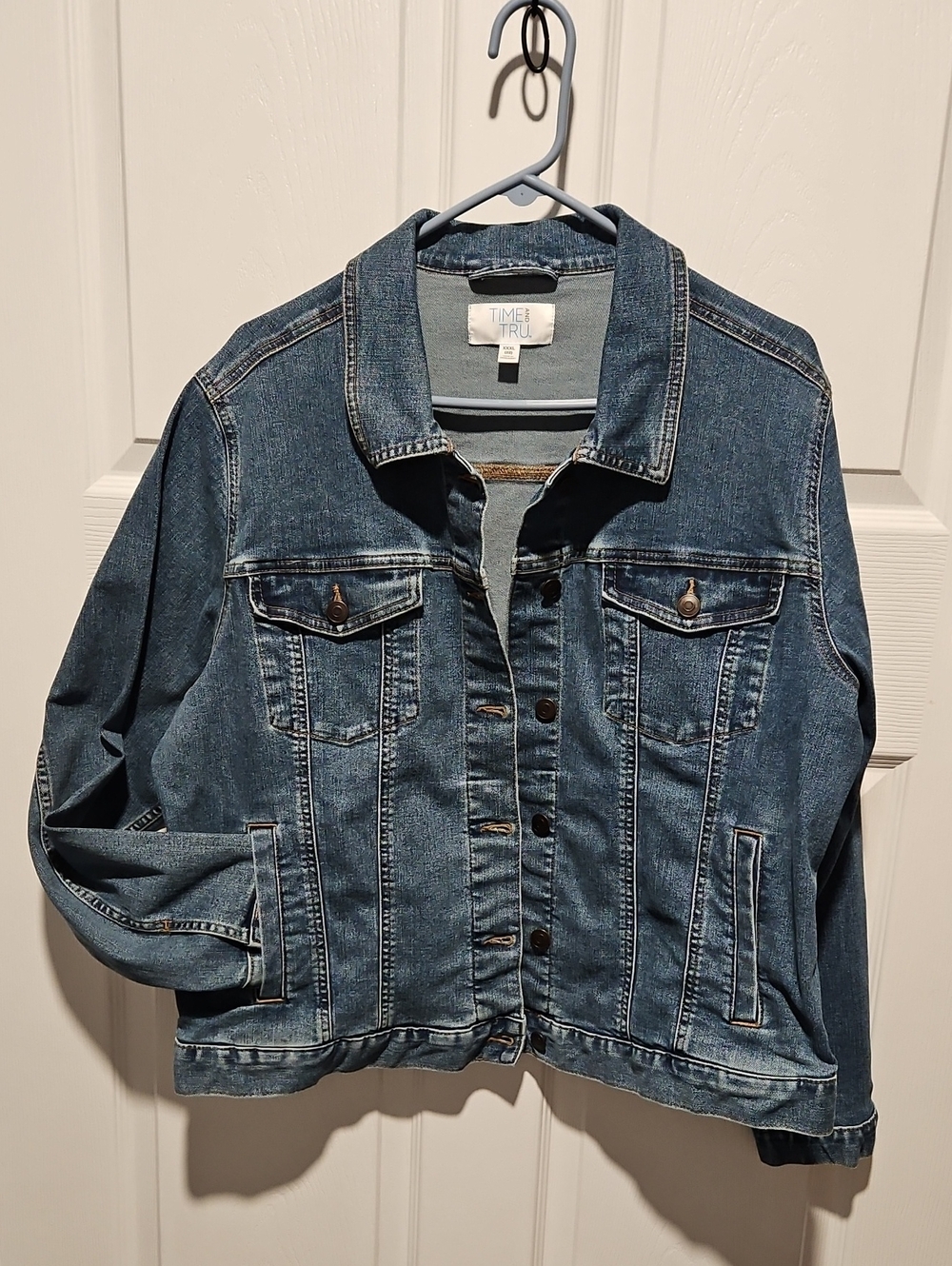 Time And Tru Blue Denim Jean Jacket
